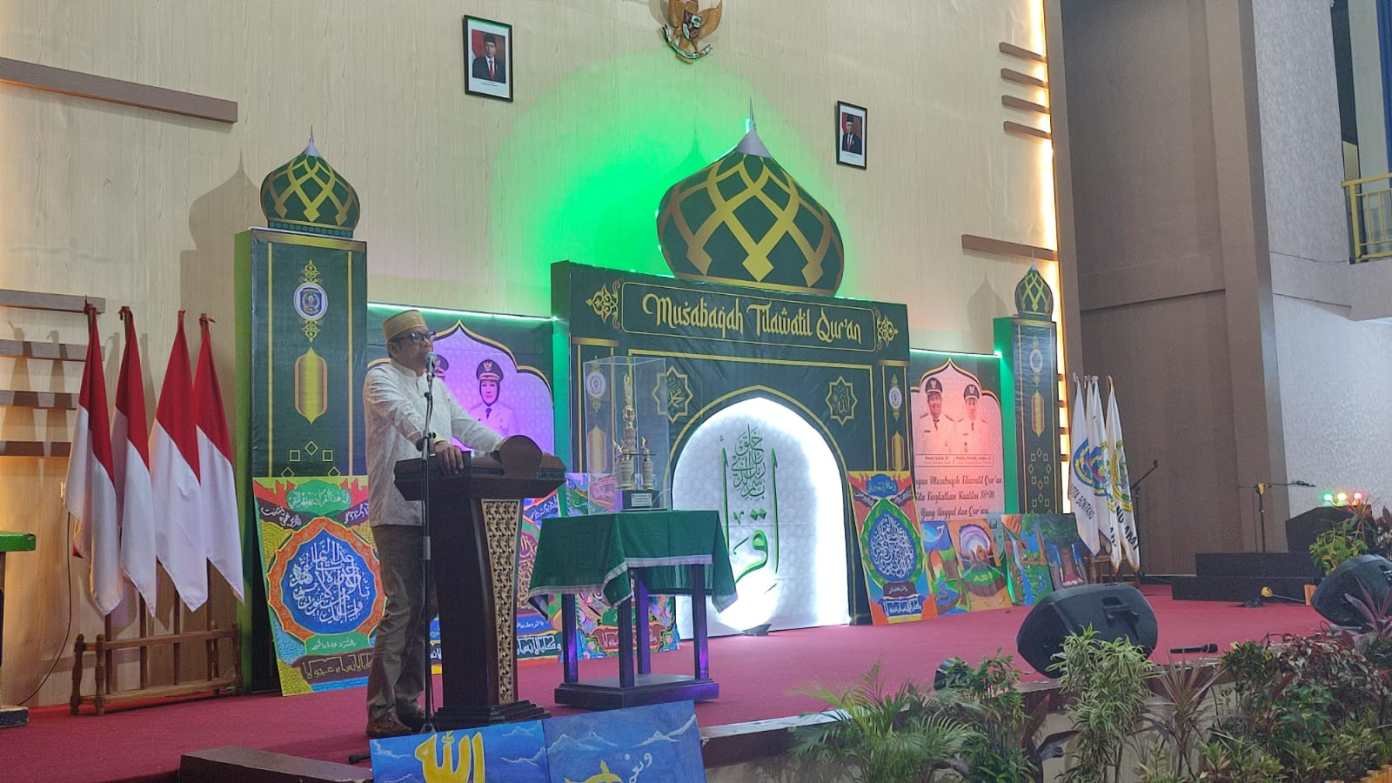 Musabaqoh Tilawatil Quran tingkat kecamatan Bontang Barat secara resmi ditutup Walikota Bontang, Basri Rase tadi malam.(Ist)